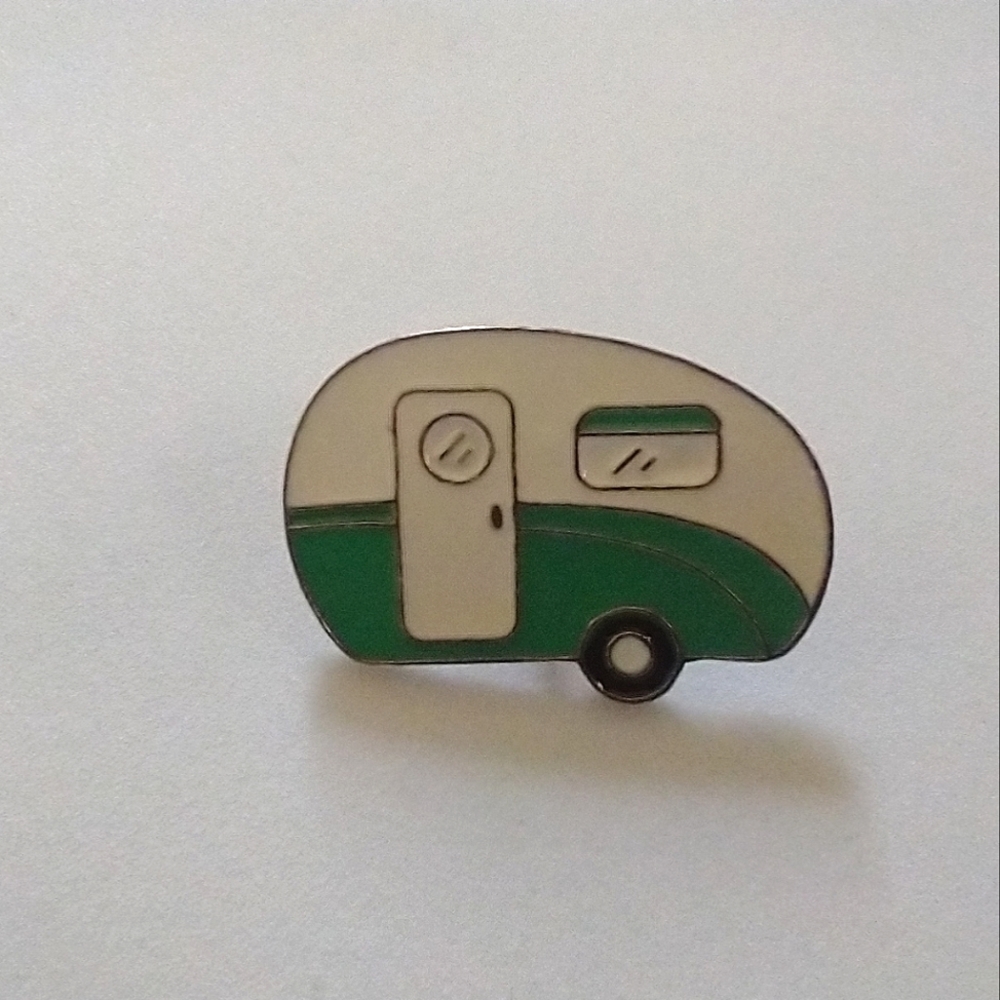 🧁 3/$30 Retro Camper Enamel Pin NEW